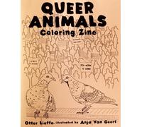 Queer Animals Coloring Book by Otter Lieffe (English) Paperback Book