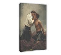 Queer Art Retro Vibe Poster, Gay Muscle Art, Canvas Gallery Wraps, Gift for Him (2)