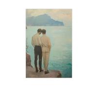 Queer Art Retro Vibe Poster, Gay Muscle Art, Canvas Gallery Wraps, Gift for Him (8)