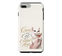 Queer as a Cat at Cocktail Hour Martinis Cosmos Time Case for iPhone 7 Plus/8 Plus