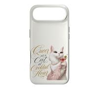 Queer as a Cat at Cocktail Hour Martinis Cosmos Time Case for iPhone Air