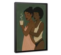 Queer Black Love Canvas Poster for Home Decor Gift