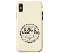 Queer Book Club LGBTQ+ Reader Checked Out Gay Design Case for iPhone X/XS