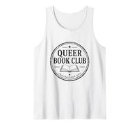 Queer Book Club LGBTQ+ Reader Checked Out Gay Design Tank Top