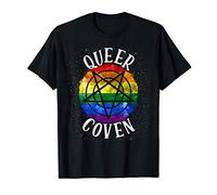 Queer Coven Funny Witch Gay Pride Halloween T-Shirt