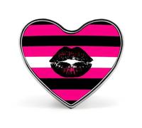 Queer Femme Proud Flag Heart Brooch Cute Badge Lapel Pins