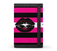 Queer Femme Proud Flag Trifold Wallet Portable Zip Slim Purse