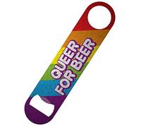 Queer for Beer Bar Blade Bottle Opener 18x4cm
