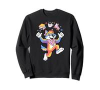 Queer Fox Art Pan Pride Colors Books Coffee Skates Sweatshirt