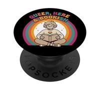Queer, Here and Bookish PopSockets Adhesive PopGrip