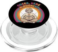 Queer, Here and Bookish PopSockets PopGrip for MagSafe