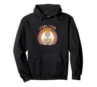 Queer, Here and Bookish Pullover Hoodie