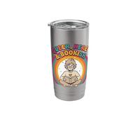 Queer, Here and Bookish Stainless Steel Insulated Tumbler
