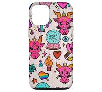 Queer Magic Rainbow Witchy Doodle Design Case for iPhone 12/12 Pro