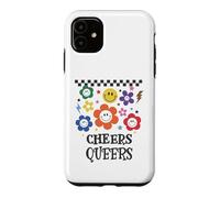 Queer Pride Cheers Queers Gay Pride Flag LGBT Lesbian LGBTQ Case for iPhone 11