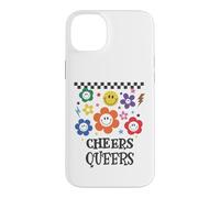 Queer Pride Cheers Queers Gay Pride Flag LGBT Lesbian LGBTQ Case for iPhone 14 Plus