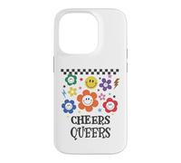 Queer Pride Cheers Queers Gay Pride Flag LGBT Lesbian LGBTQ Case for iPhone 14 Pro