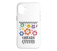 Queer Pride Cheers Queers Gay Pride Flag LGBT Lesbian LGBTQ Case for iPhone 16 Plus