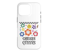 Queer Pride Cheers Queers Gay Pride Flag LGBT Lesbian LGBTQ Case for iPhone 16 Pro