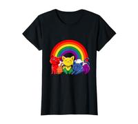 Queer Pride Rainbow LGBTQ Gay Cats T-Shirt