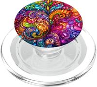 Queer Psychedelic Art Style Phone-Gripper PopSockets PopGrip for MagSafe