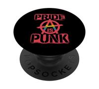 Queer Punk LGBTQ Pride Alternative Anarchist Rebellion PopSockets Adhesive PopGrip