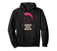 Queer Punk LGBTQ Pride Alternative Anarchist Rebellion Pullover Hoodie