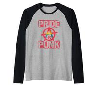 Queer Punk LGBTQ Pride Alternative Anarchist Rebellion Raglan Baseball Tee
