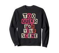 Queer Punk LGBTQ Pride Alternative Anarchist Rebellion Sweatshirt