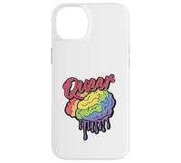 Queer Rainbow Brain - LGBTQ Pride Funny Gift Case for iPhone 14 Plus