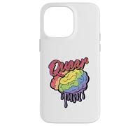 Queer Rainbow Brain - LGBTQ Pride Funny Gift Case for iPhone 14 Pro Max