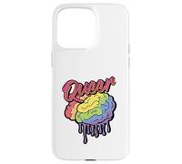 Queer Rainbow Brain - LGBTQ Pride Funny Gift Case for iPhone 15 Pro Max