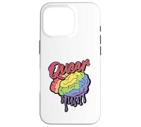 Queer Rainbow Brain - LGBTQ Pride Funny Gift Case for iPhone 16 Pro