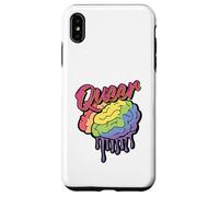 Queer Rainbow Brain - LGBTQ Pride Funny Gift Case for iPhone XS Max