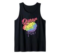 Queer Rainbow Brain - LGBTQ Pride Funny Gift Tank Top