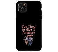 Queer Tired LGBTQ Humor Burnout Pride Pastel Protest Rage Case for iPhone 11 Pro Max