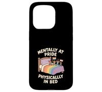 Queer Tired LGBTQ Humor Burnout Pride Pastel Protest Rage Case for iPhone 15 Pro