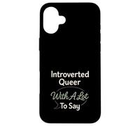 Queer Trans Affirming Comfort Identity Love Support Gift Case for iPhone 16 Plus