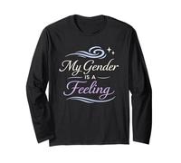Queer Trans Affirming Comfort Identity Love Support Gift Long Sleeve T-Shirt