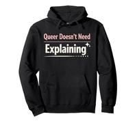 Queer Trans Affirming Comfort Identity Love Support Gift Pullover Hoodie
