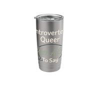 Queer Trans Affirming Comfort Identity Love Support Gift Stainless Steel Insulated Tumbler
