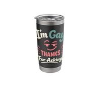 Queer Trans Affirming Comfort Identity Love Support Gift Stainless Steel Insulated Tumbler
