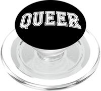 Queer University Y2k College Aesthetic Lesbian Pride Gay PopSockets PopGrip for MagSafe