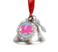 Queer Welsh Trans Dragon Christmas Bell & Sleigh Bells for Tree Decoration Hanging Ornaments Festive Decor Wing Bell