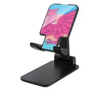 Queer Welsh Trans Dragon Funny Phone Stand Adjustable Foldable Plastic Holder for 4-13 Inch Phones Tablets