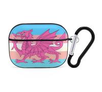 Queer Welsh Trans Dragon Headphone & Earphone Cases Compatible with Airpod Pro Scratch-Resistant PC Protective Cover with Keychain Black-style