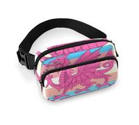 Queer Welsh Trans Dragon Hiking Waist Packs Fanny Pack Adjustable Strap Waist Bag for Walking Running Travel