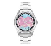 Queer Welsh Trans Dragon Minimalist Men's Wrist Watches Alloy Analogue Quartz Watch Fashion Accessories