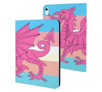 Queer Welsh Trans Dragon Stylish Tablet Case Compatible with ipad Air5/air4 (10.9in) /ipad Pro 2018(11in) TPU Anti-Scratch Covers