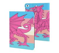 Queer Welsh Trans Dragon Stylish Tablet Case Compatible with ipad Mini 1/2/3/4/5 (7.9in) TPU Anti-Scratch Covers